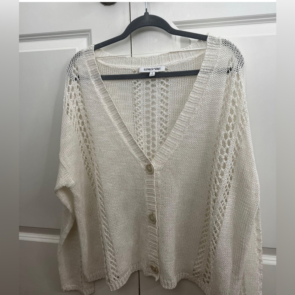 Elizabeth and James Sheer Overshirt
